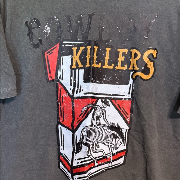 Cowboy Killers Comfort Colors Graphic T-Shirt - Picture 2 of 4